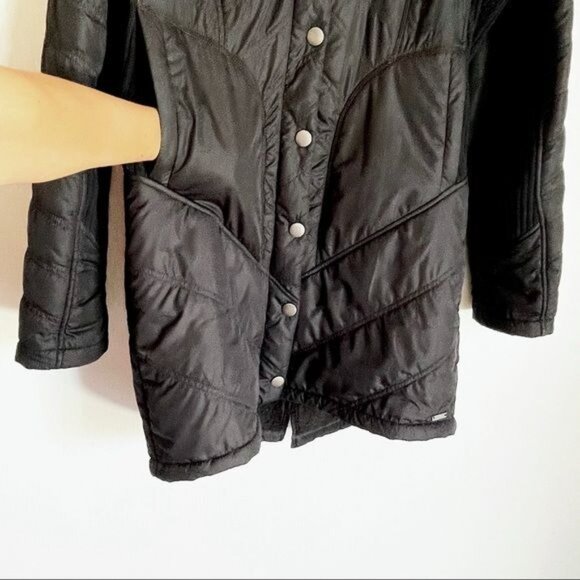 PrAna Diva Long Hooded black Jacket size Small - Picture 11 of 16